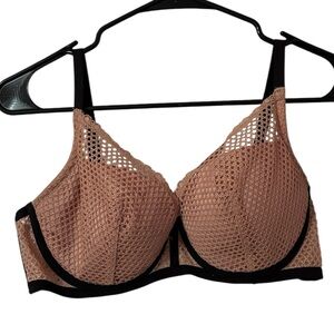 Victoria Secret Fishnet Mesh Plunge Bra